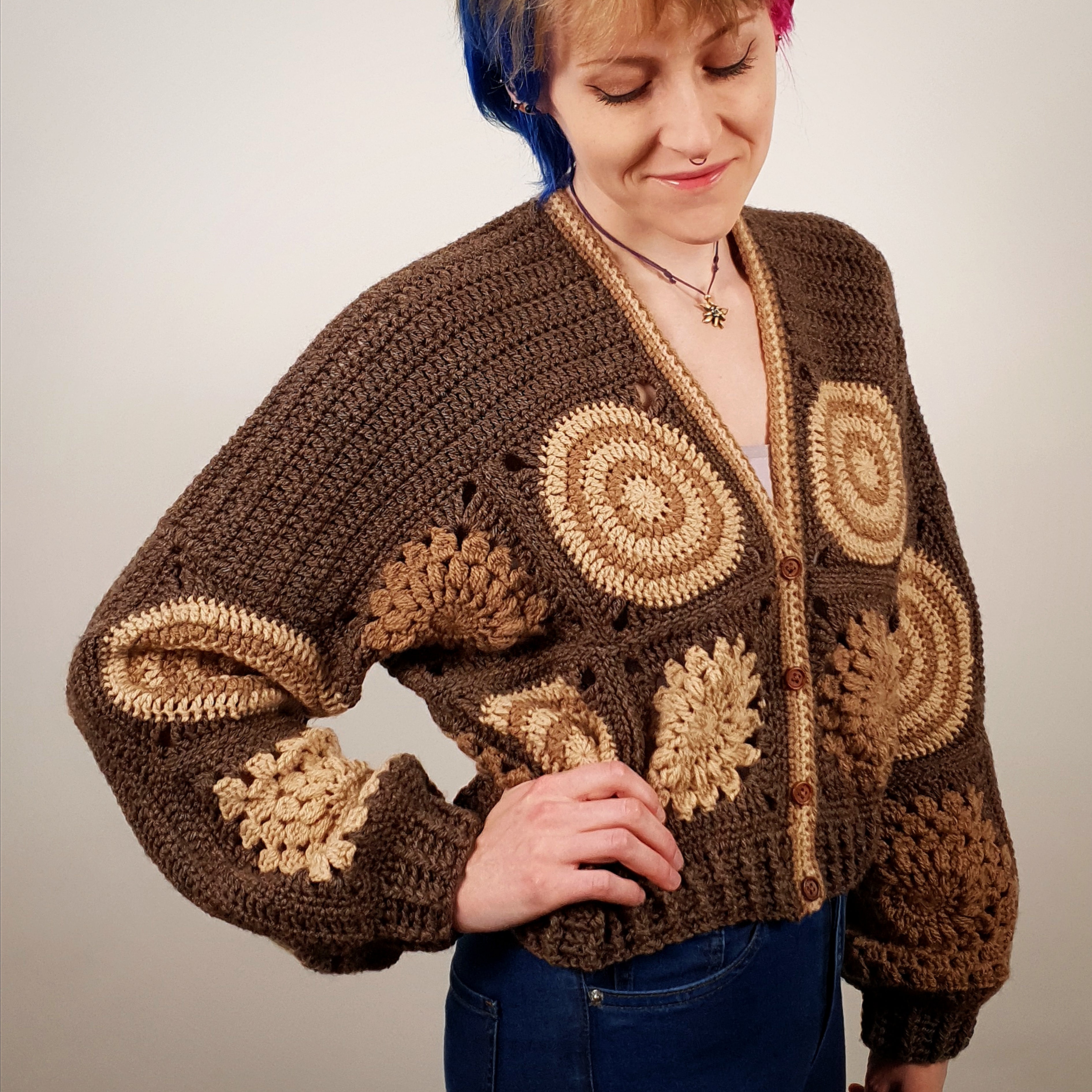 Crochet Pattern: The Heartwood Cardigan