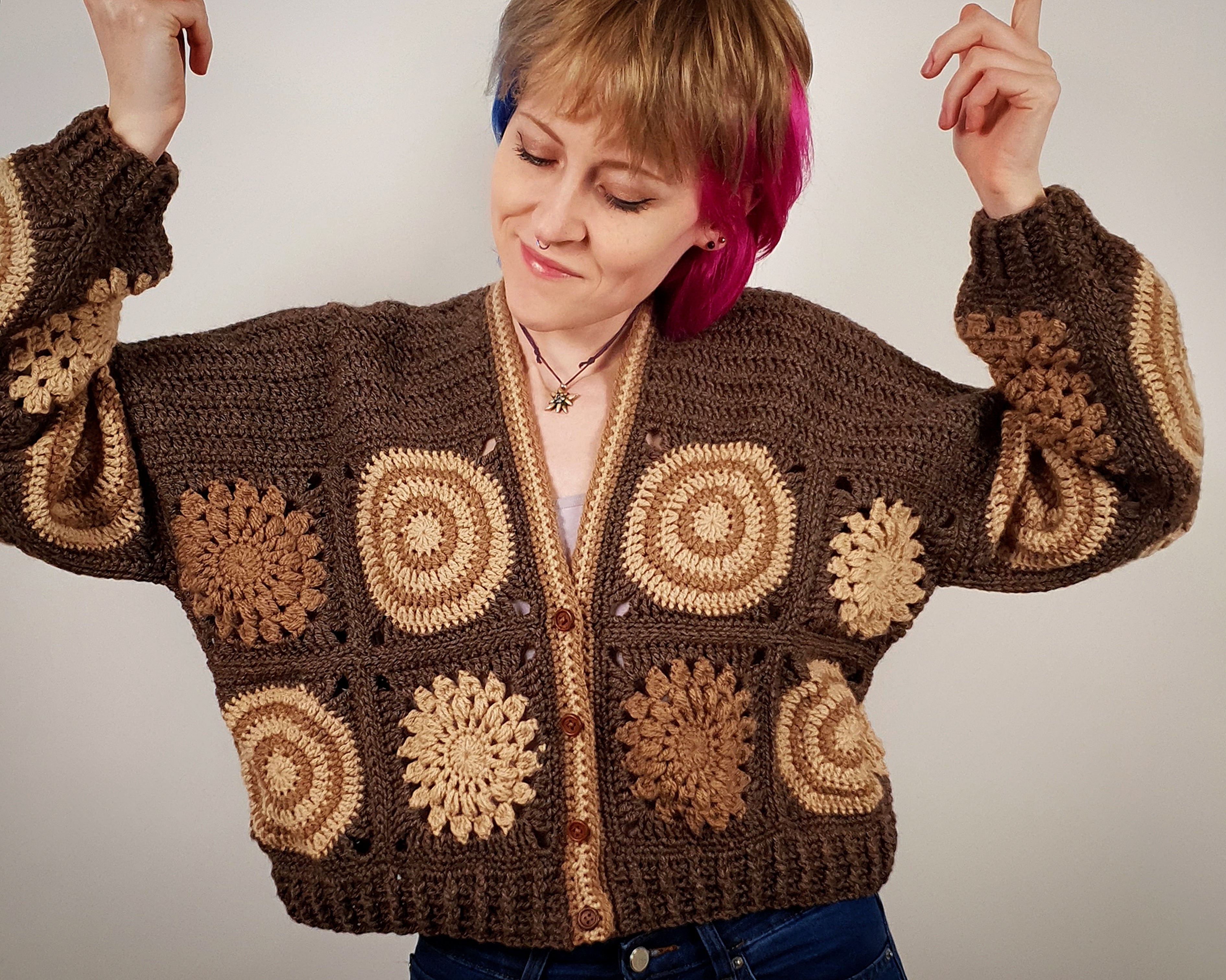 Crochet Pattern: The Heartwood Cardigan