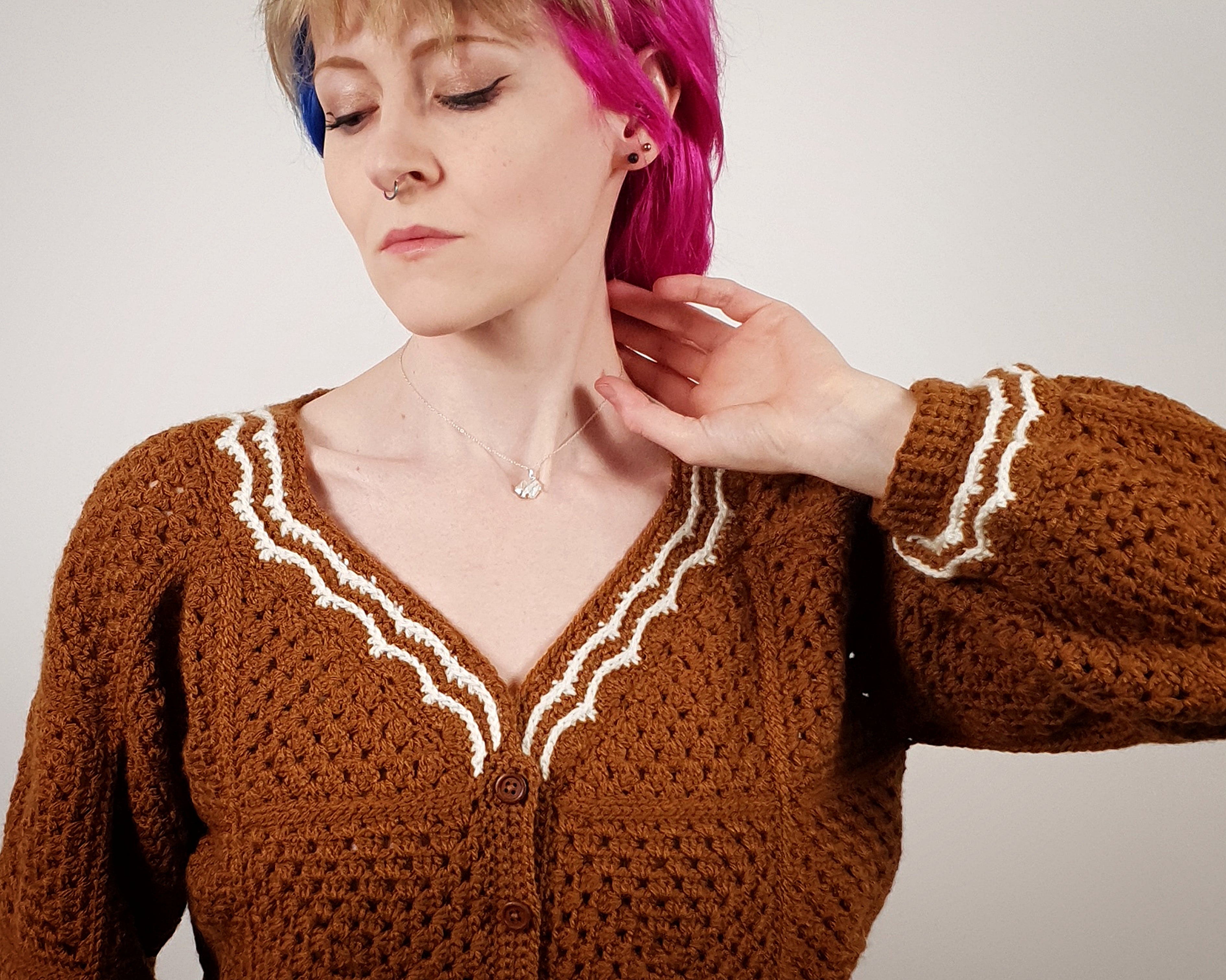 Crochet Pattern: The Gingerbread Cardigan