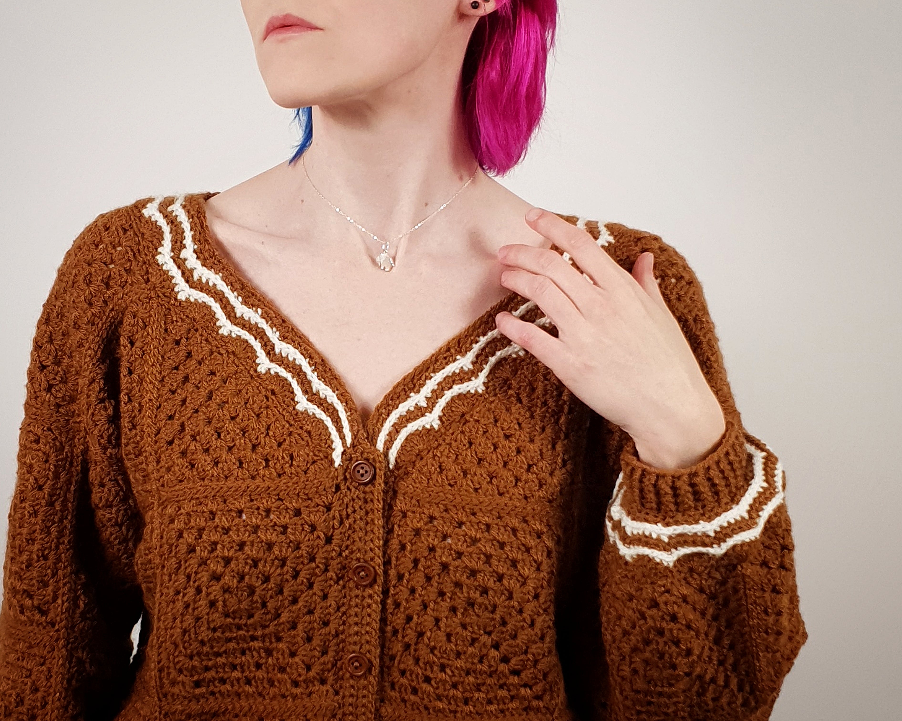 Crochet Pattern: The Gingerbread Cardigan