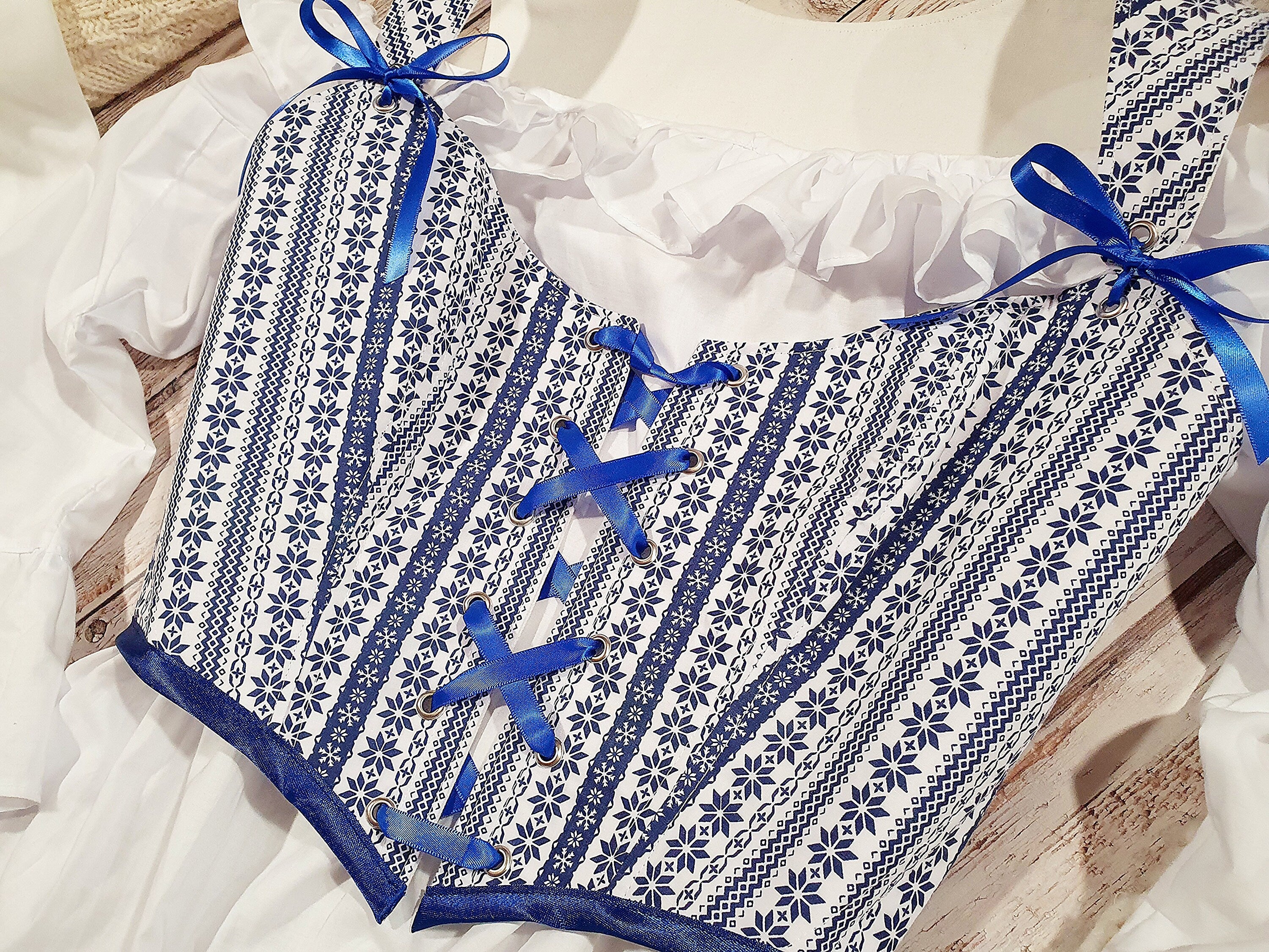 The Fair Isle Snowflake Corset | One of a Kind