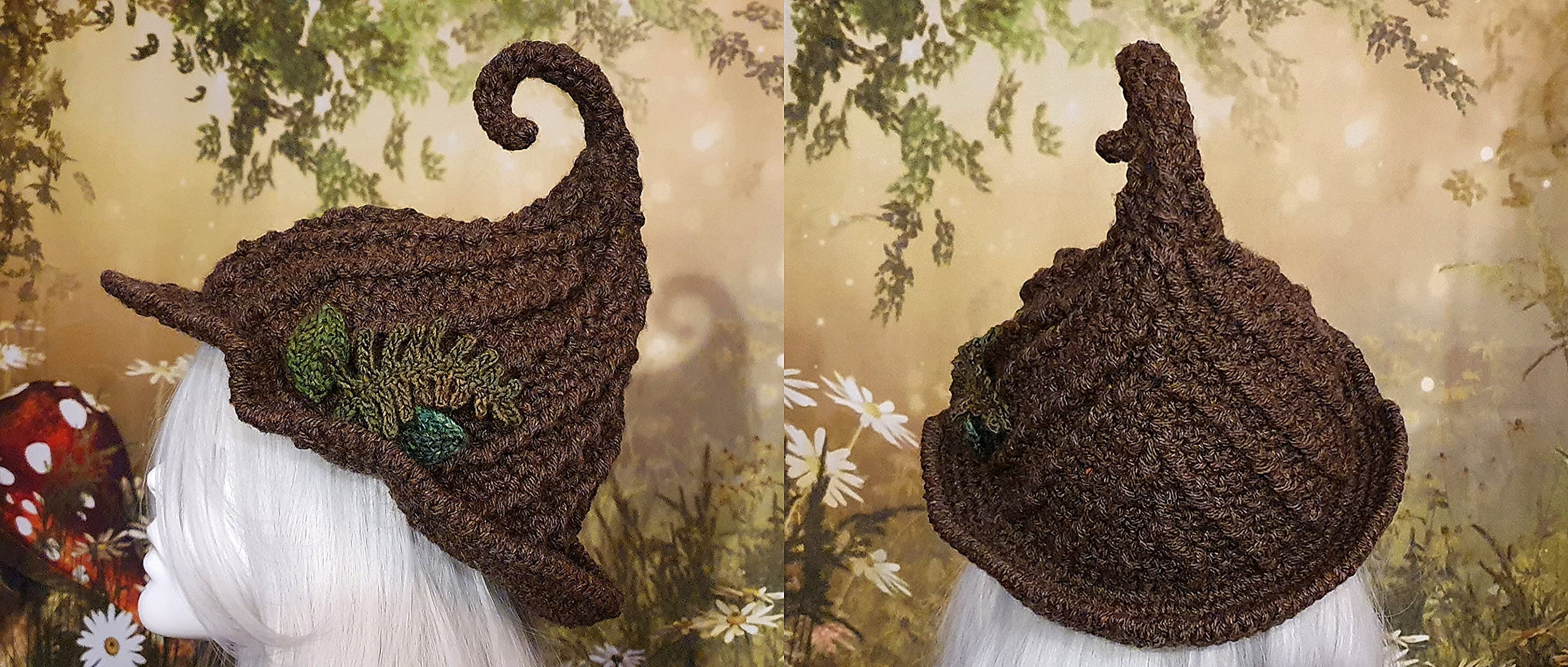 Crochet Pattern: The Forest Sprite Cap