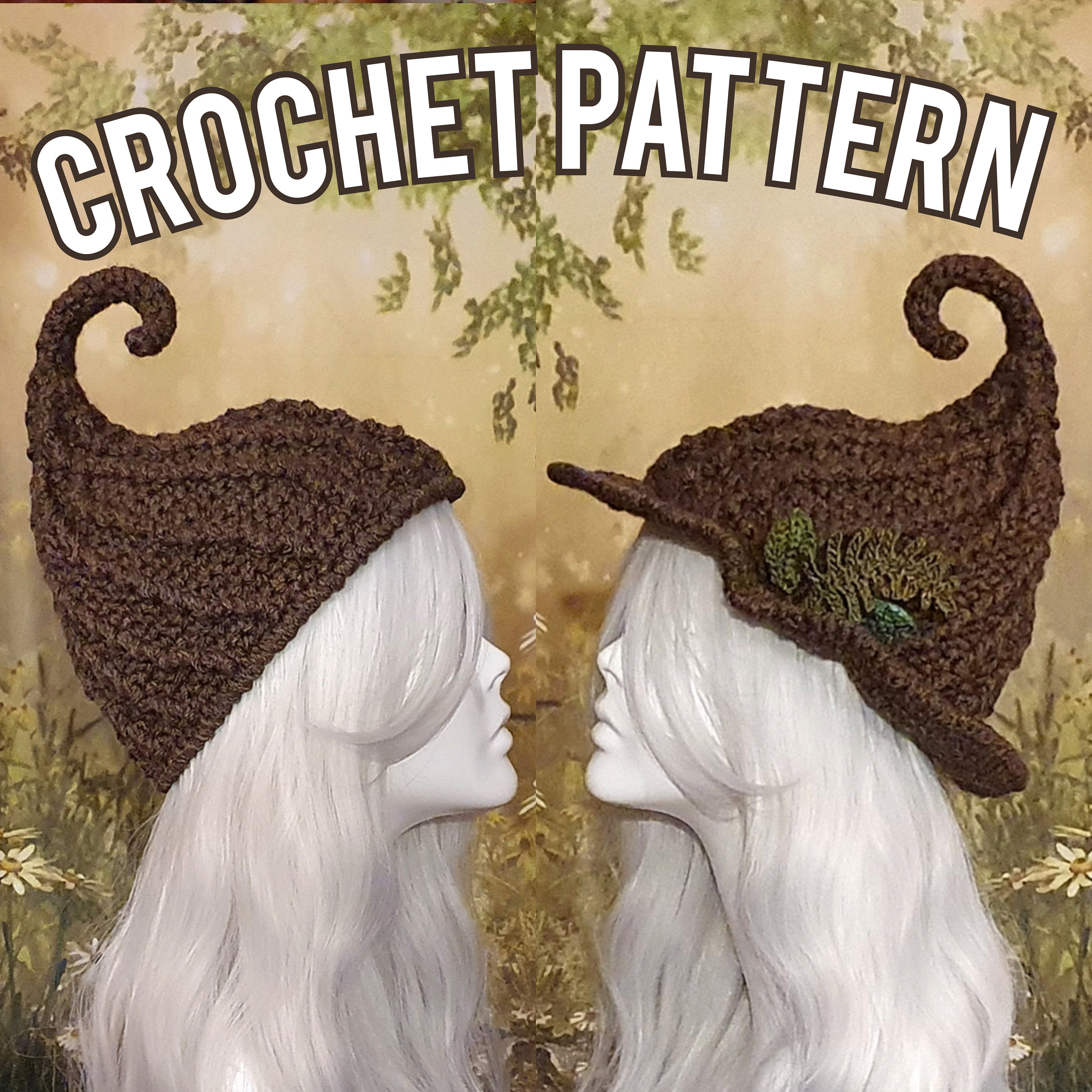 Crochet Pattern: The Forest Sprite Cap