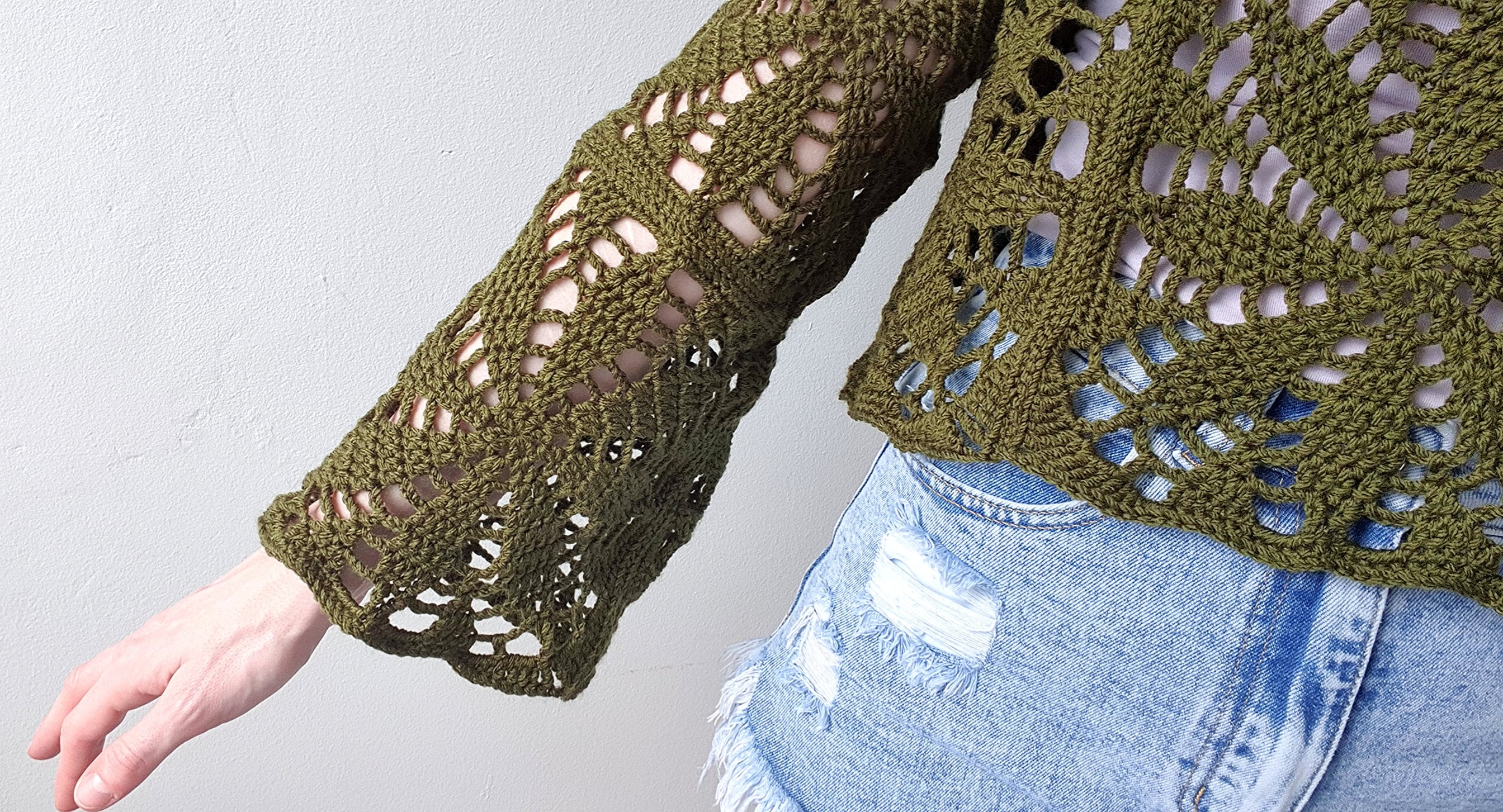 Crochet Pattern: The Leaf Burst Top