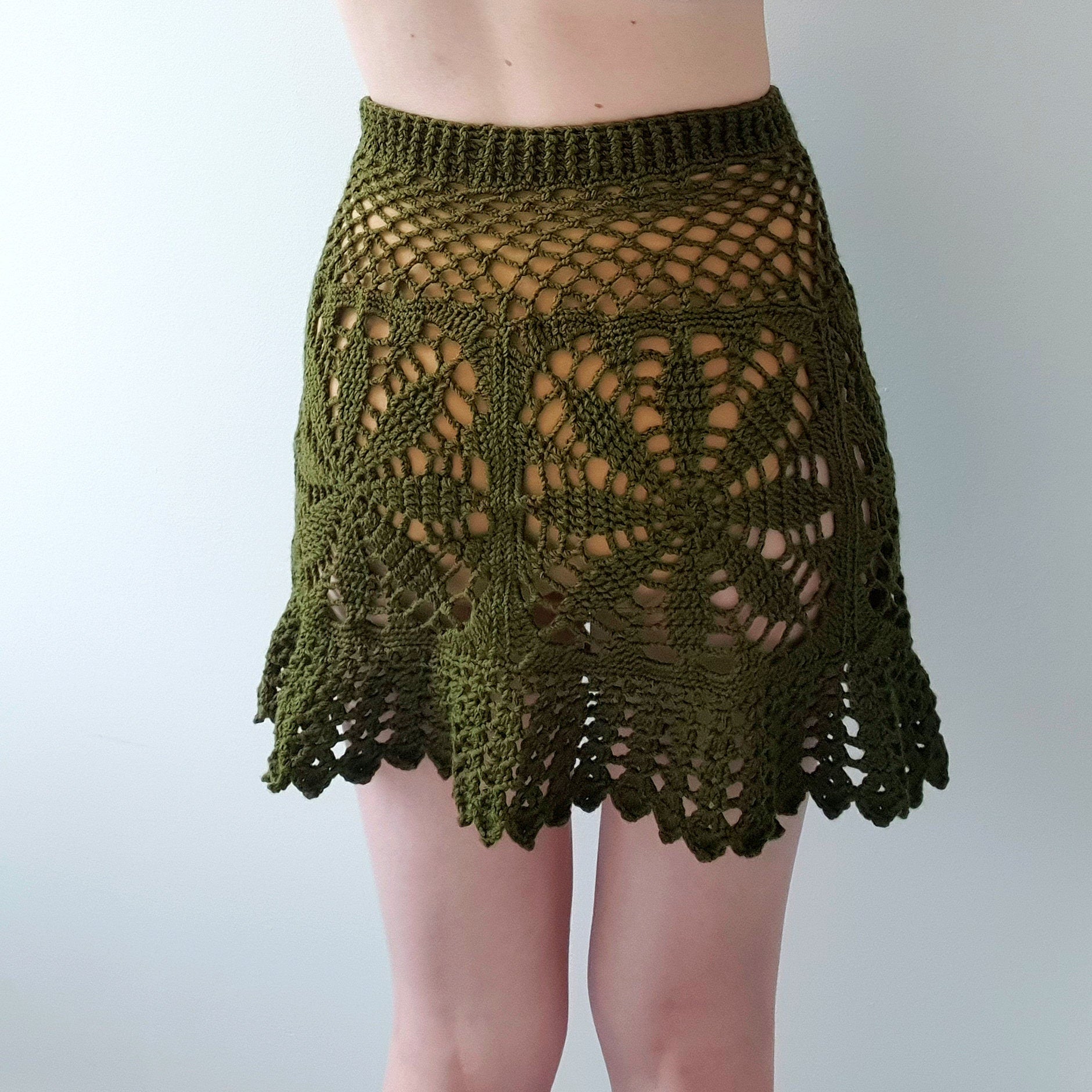 Crochet Pattern: The Leaf Burst Skirt