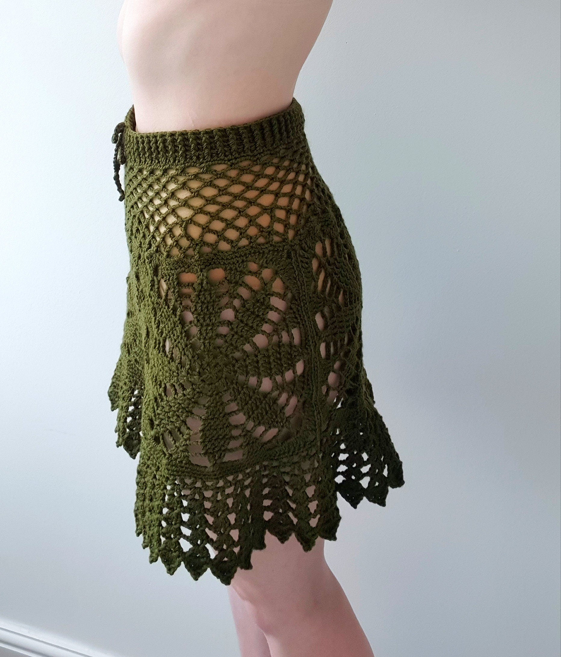 Crochet Pattern: The Leaf Burst Skirt