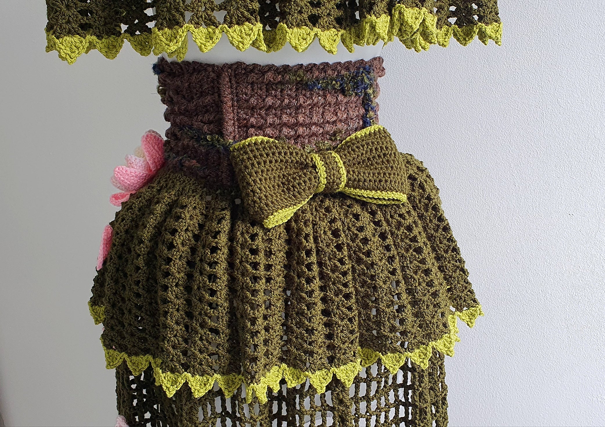 Crochet Pattern: The Ekho Set - Corset Belt, Skirt & Bustle Only