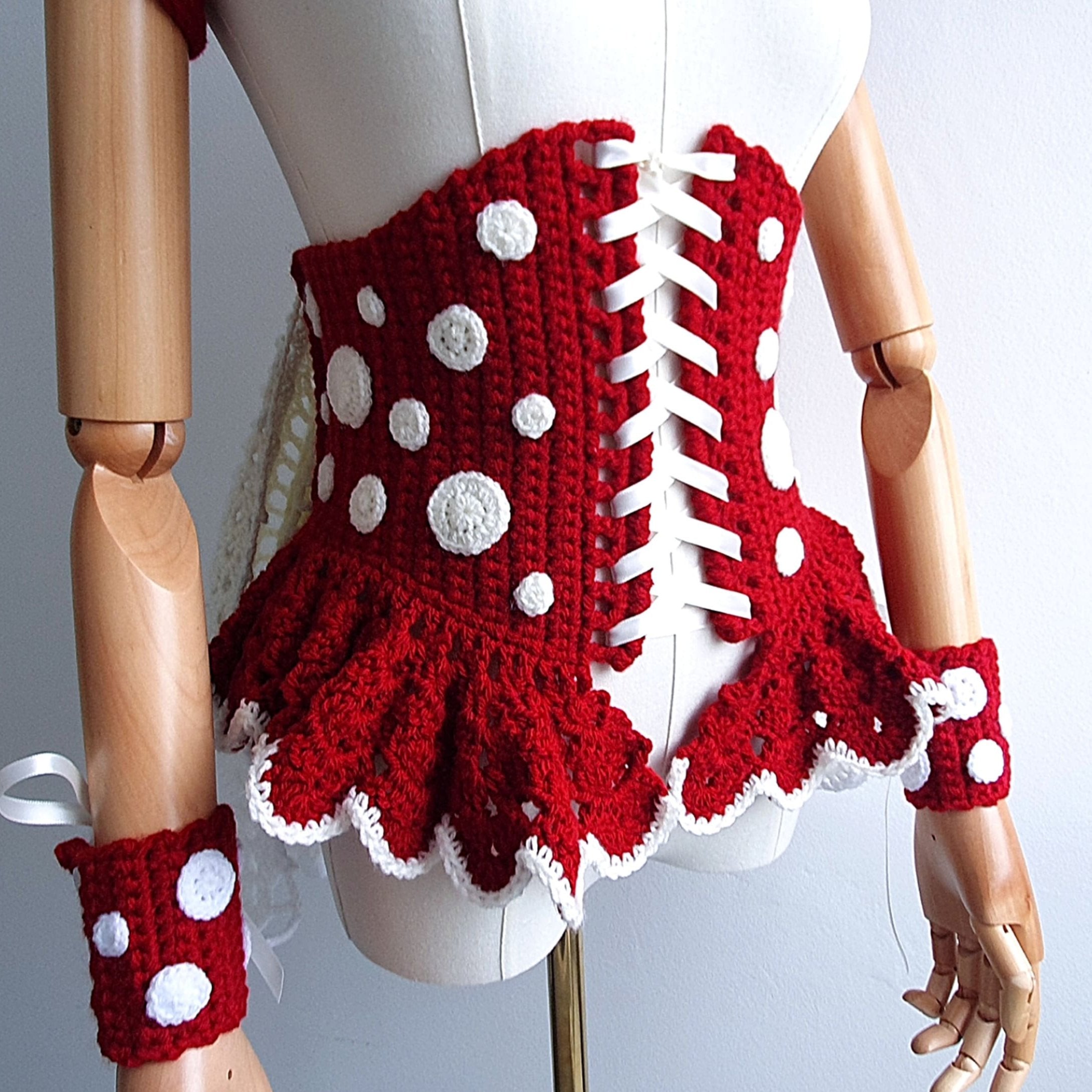 Crochet Pattern: The Amanita Set - Corset Only