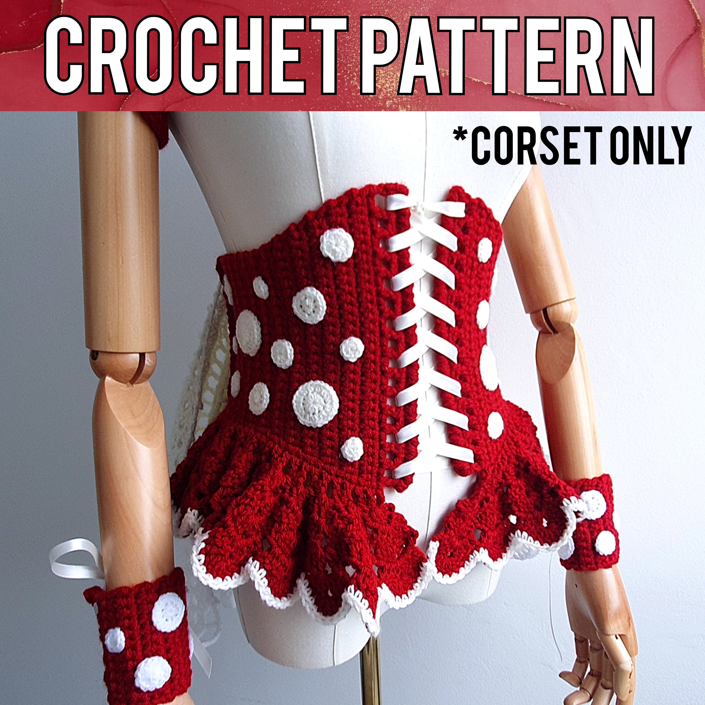 Crochet Pattern: The Amanita Set - Corset Only