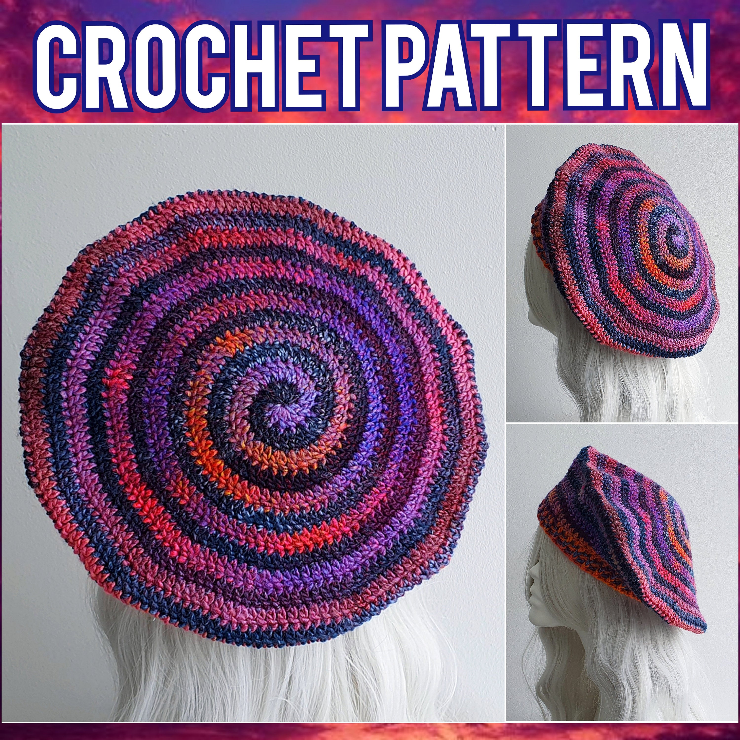 Crochet Pattern: The Mesmer Beret